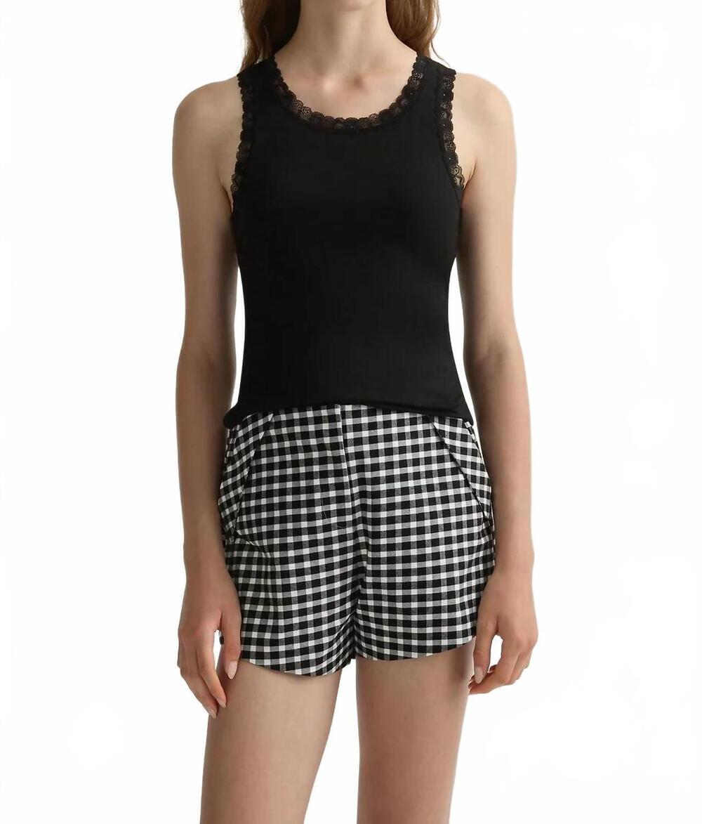 NEW POSSE roberta tank top in black